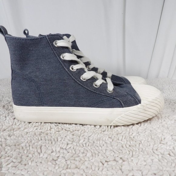 NEW Big Girls Cat & Jack Shiloh High Top Sneakers Size 2 - Picture 5 of 9